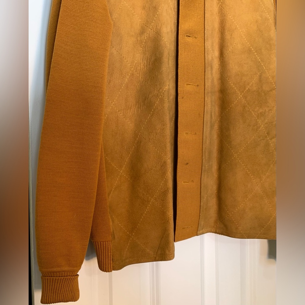 Vintage Grunge Andy Williams Puritan Wool Suede Sweater Hipster Cardigan - Picture 5 of 15
